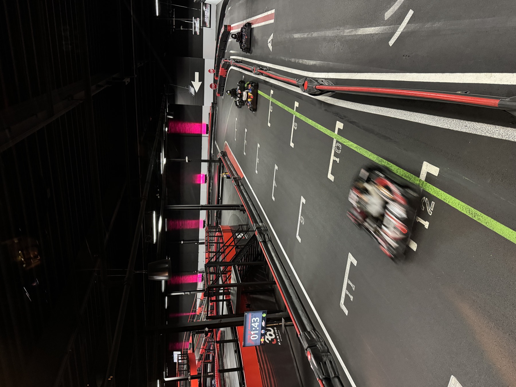 Go-Karting with my club in Lincoln, RI