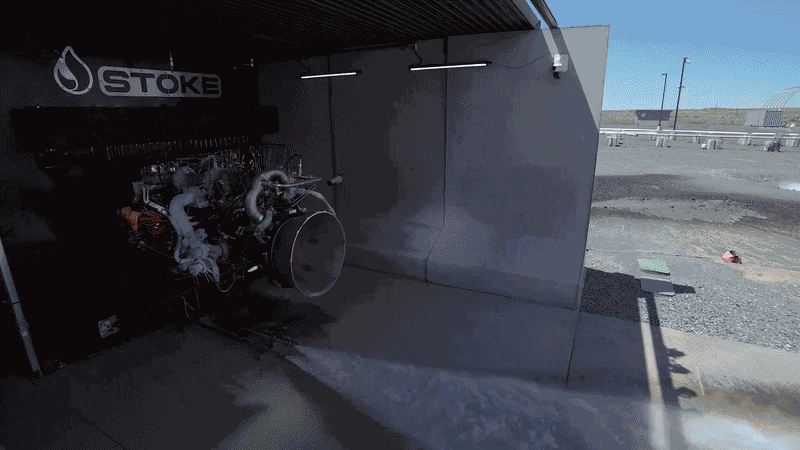 Stoke Space engine test